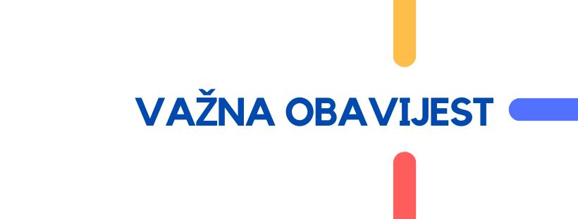 Obavijest o promjeni IBAN-a Škole